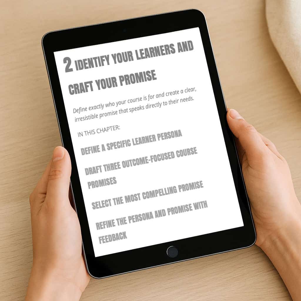 First-Online-Course-With-AI-ebook-on-ipad-inside